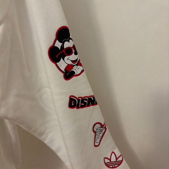 Adidas x Disney Mickey & Friends Kids Hoodie (HF7578) Size Medium Disney Parks - Picture 5 of 6
